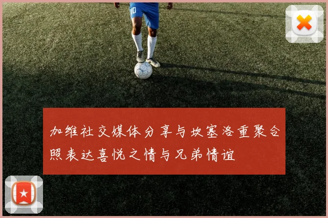 加维社交媒体分享与坎塞洛重聚合照表达喜悦之情与兄弟情谊